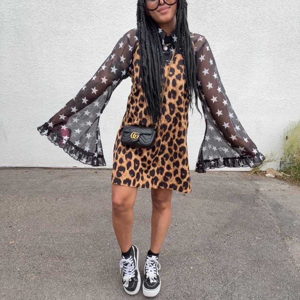 SOLD ON DEPOP Leopard Print Slip Dress - Picture 10 of 10